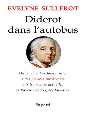 cover image of Diderot dans l'autobus